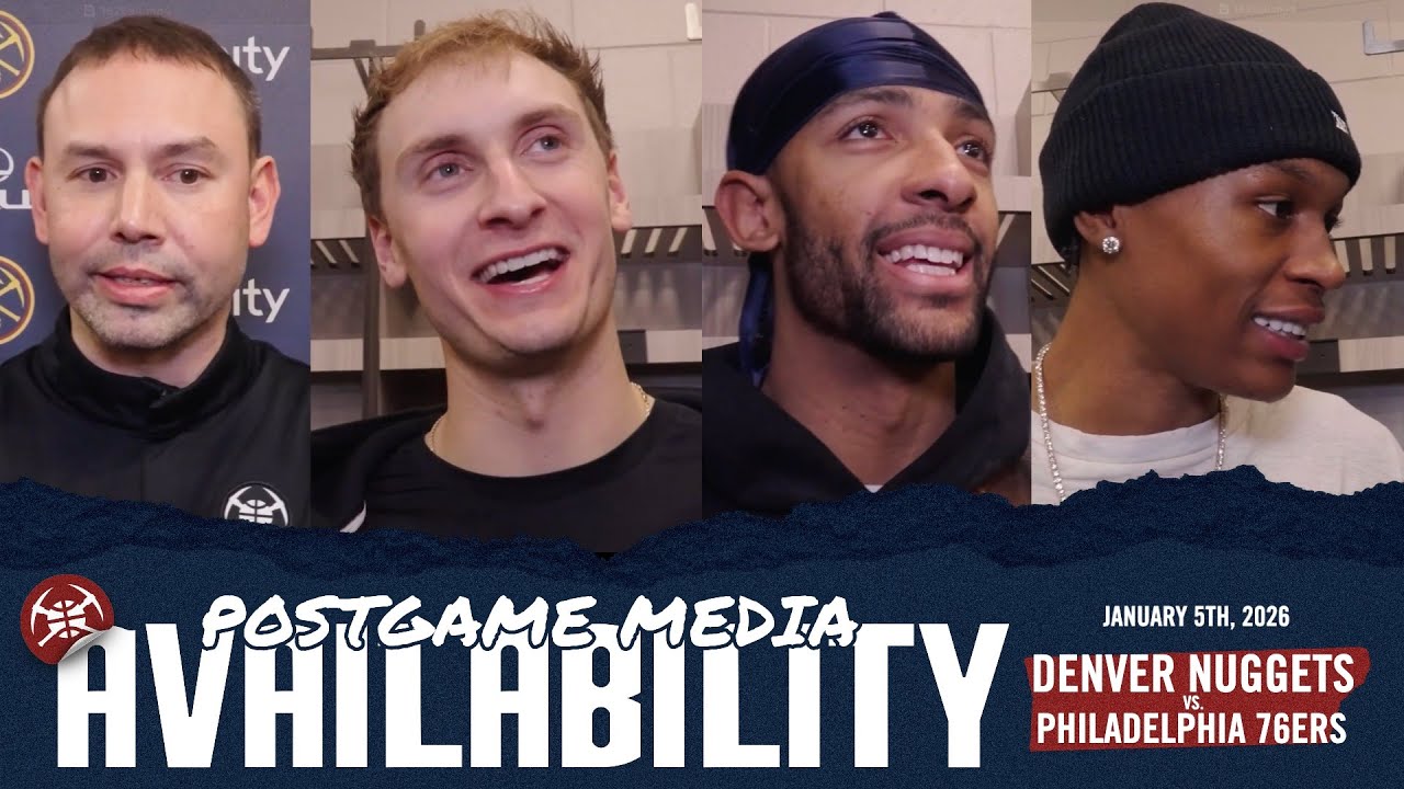 Denver Nuggets Postgame Media | UPSET ROAD WIN vs. PHI 🎙️