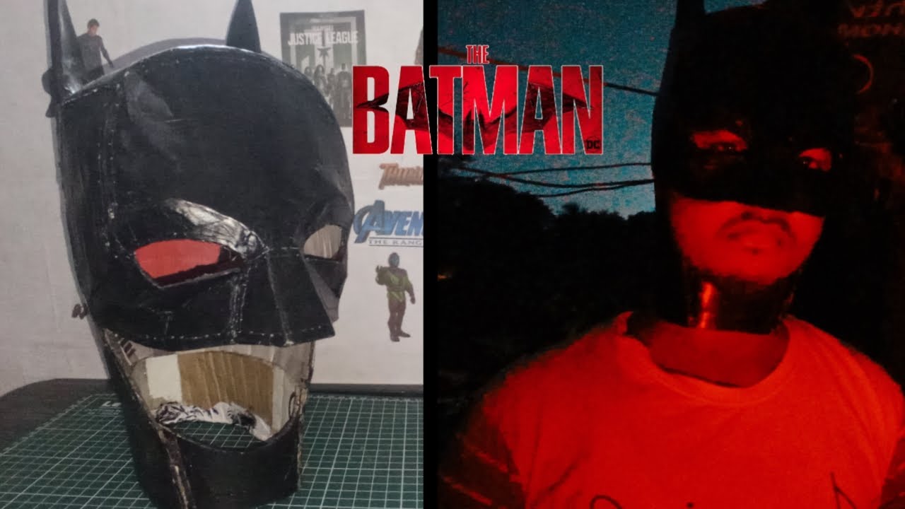 How To Make The Batman Mask : out of Cardboard