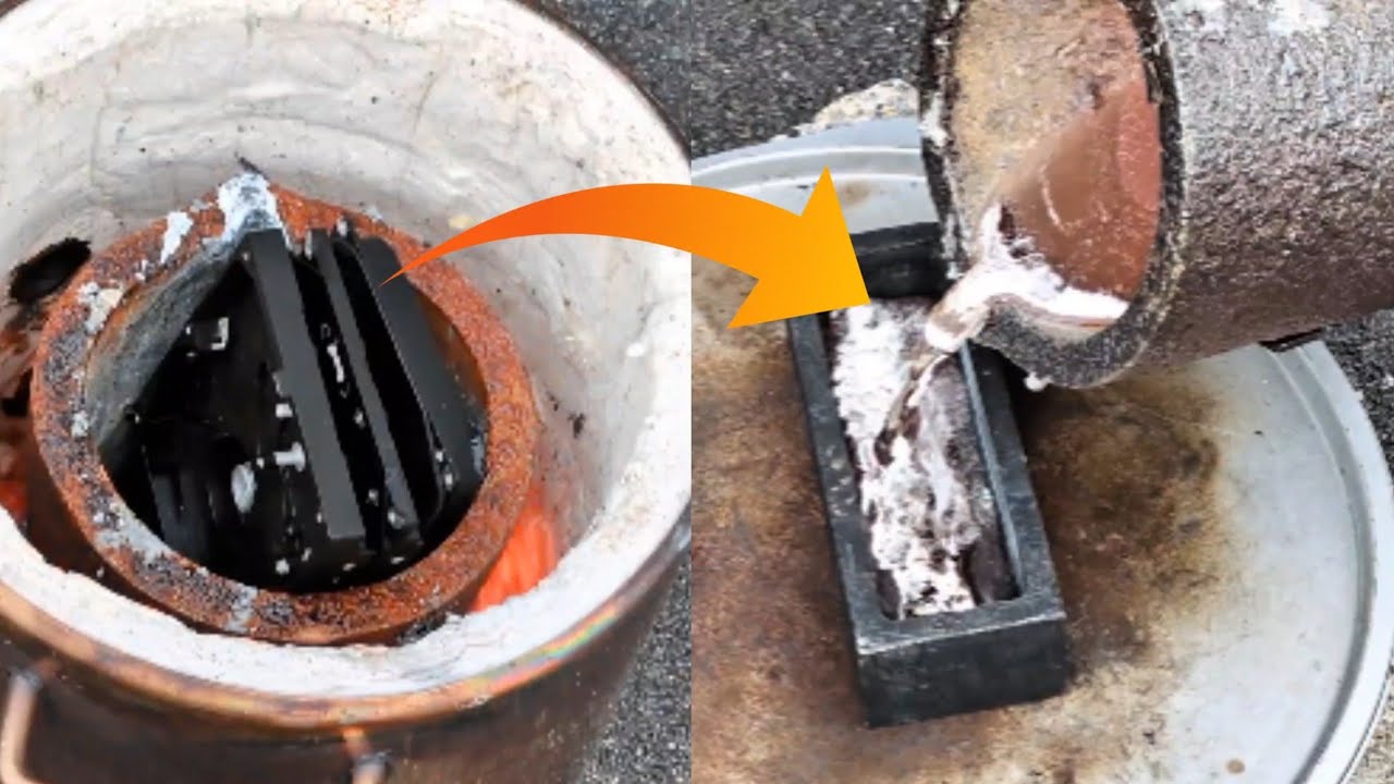 Melt Aluminum Computer Hard drives - How To Melt Aluminum