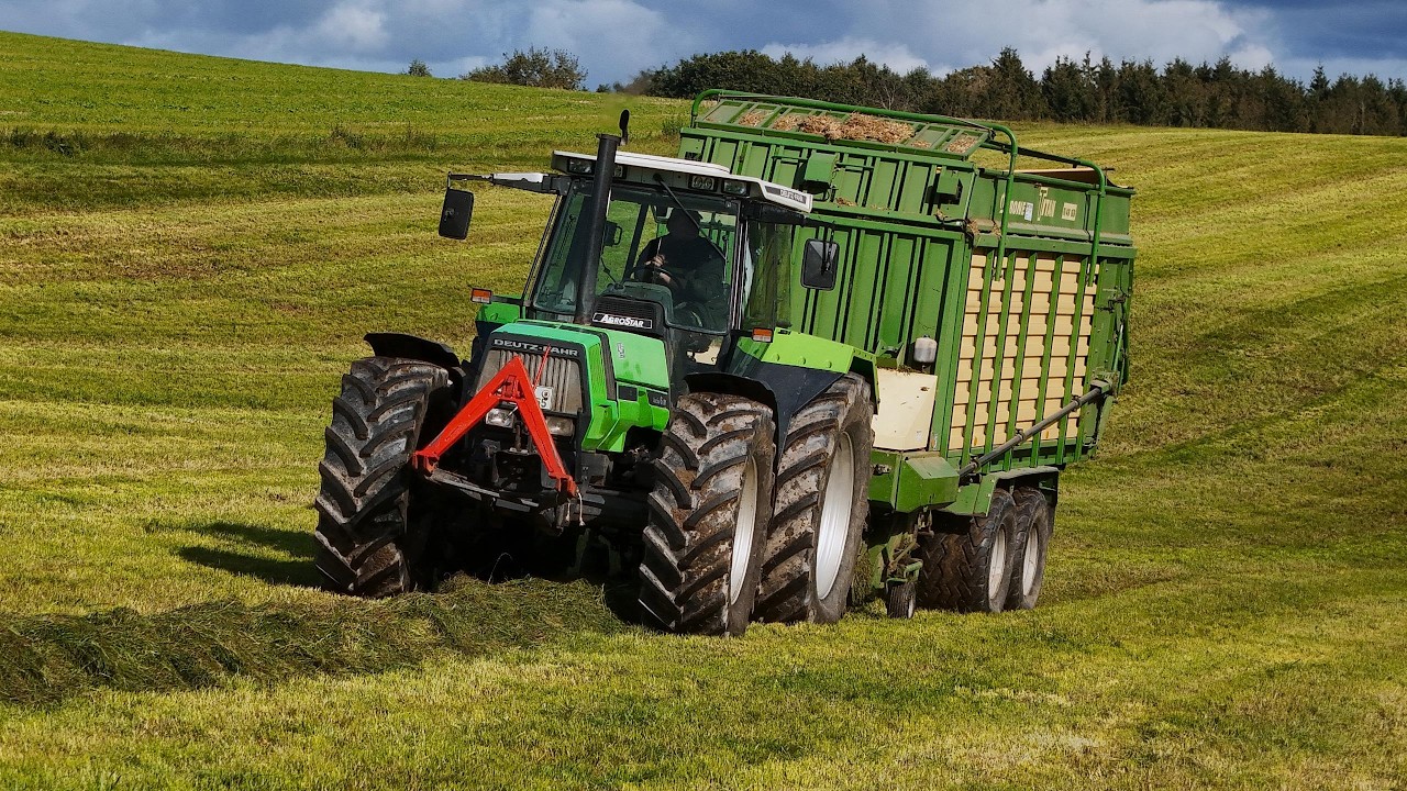 3. Schnitt einfahren | Deutz-Fahr AgroStar 6.81 // Krone Titan R/48 GD | @Südeifel Agrar  2024