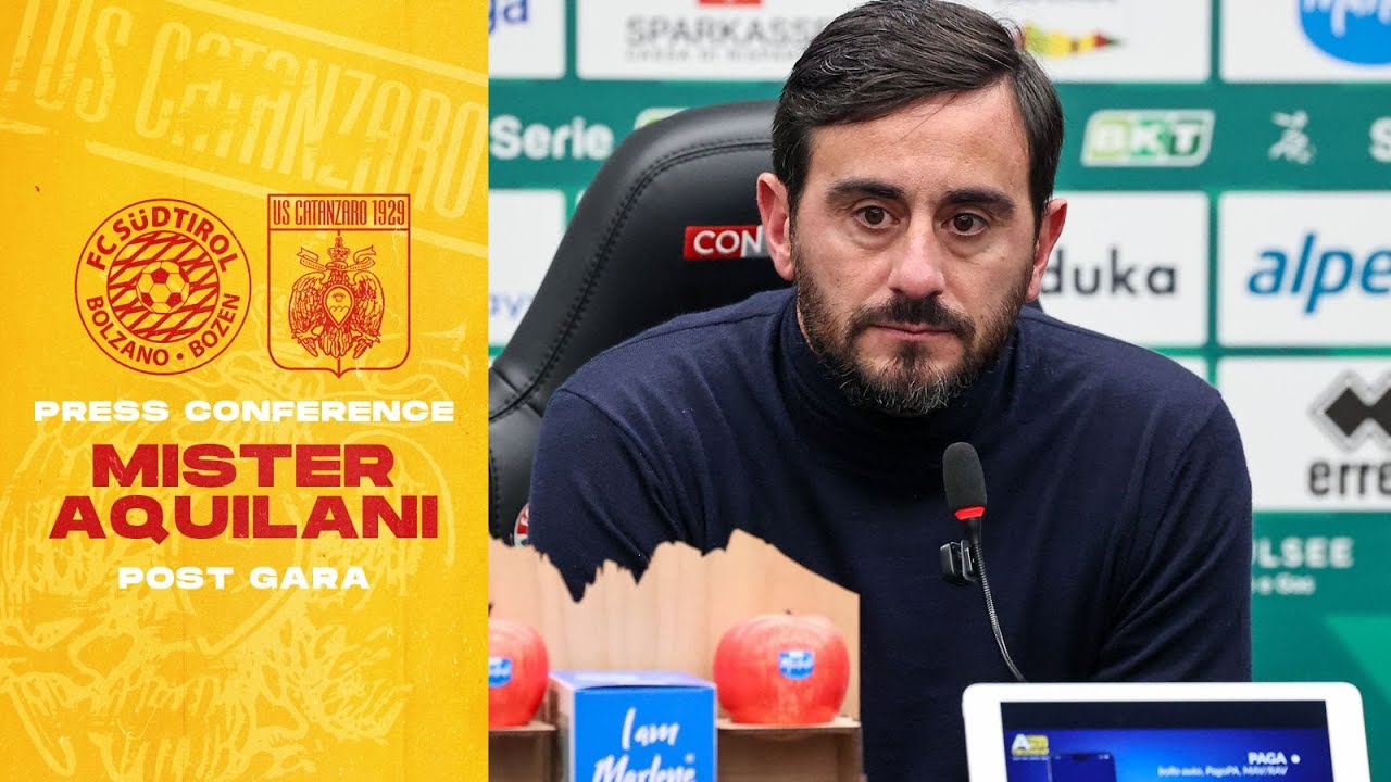PRESS AREA | AQUILANI NEL DOPO GARA DI SUDTIROL-CATANZARO