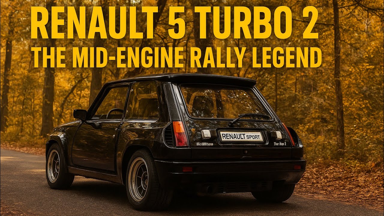 Renault 5 Turbo 2 | The Mid-Engine French Rocket 🚀🔥 Cold Start, Revs & Acceleration Symphony!