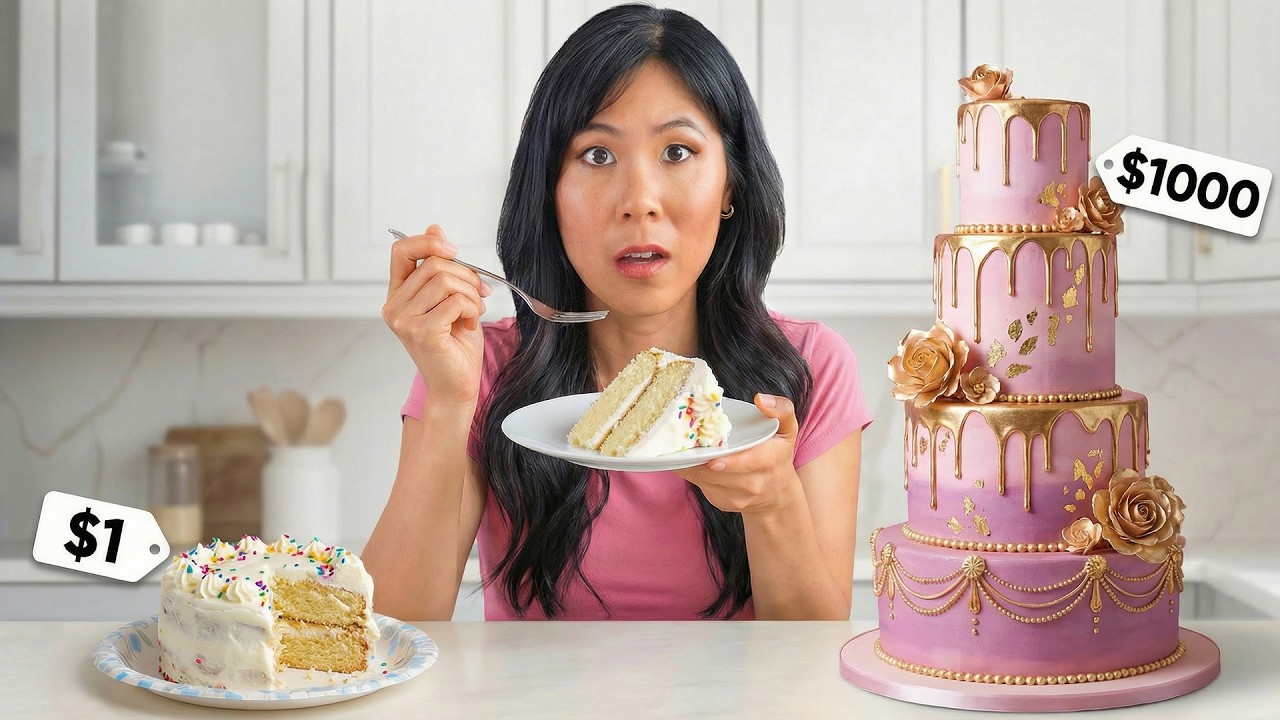 I Tested $1 vs $1000 CAKES! 🎂