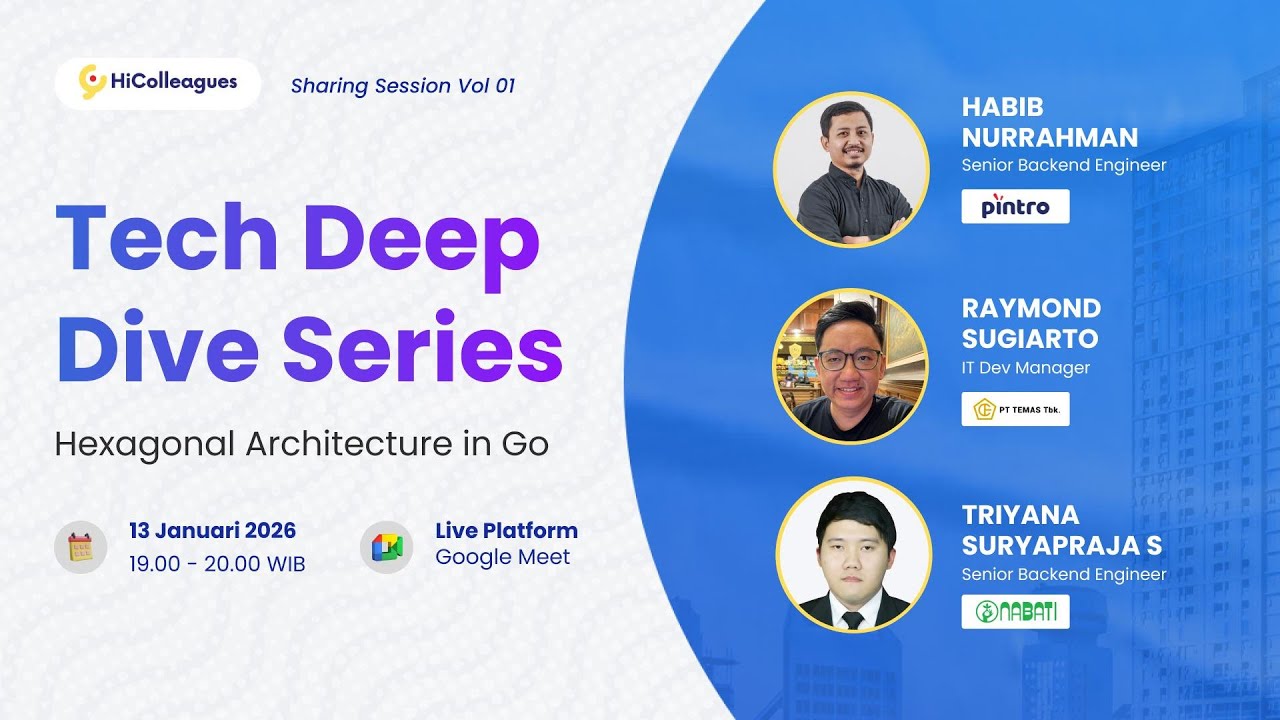 Tech Deep Dive Series Vol 1 - Hexagonal Architecture in Go