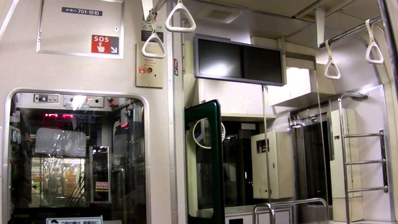 【車内動画】東北本線を走る701系1500番台（未更新車）