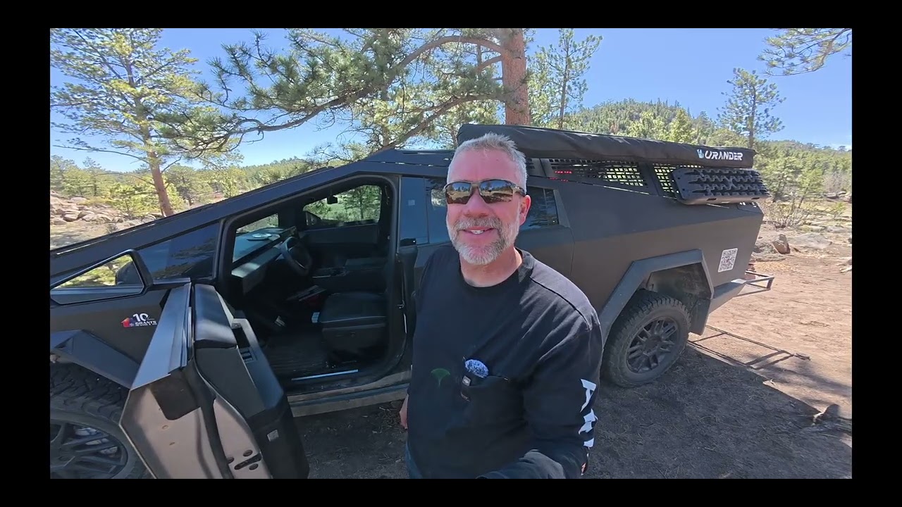 Cybertruck Camping Adventure in Northern Colorado!
