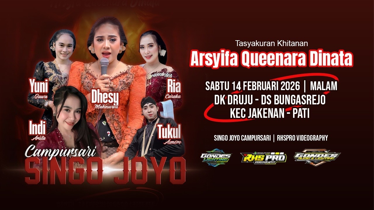 LIVE STREAM SINGO JOYO Campursari || Khitan Arsyfa Dk Druju Ds Bungasrejo Jakenan Pati