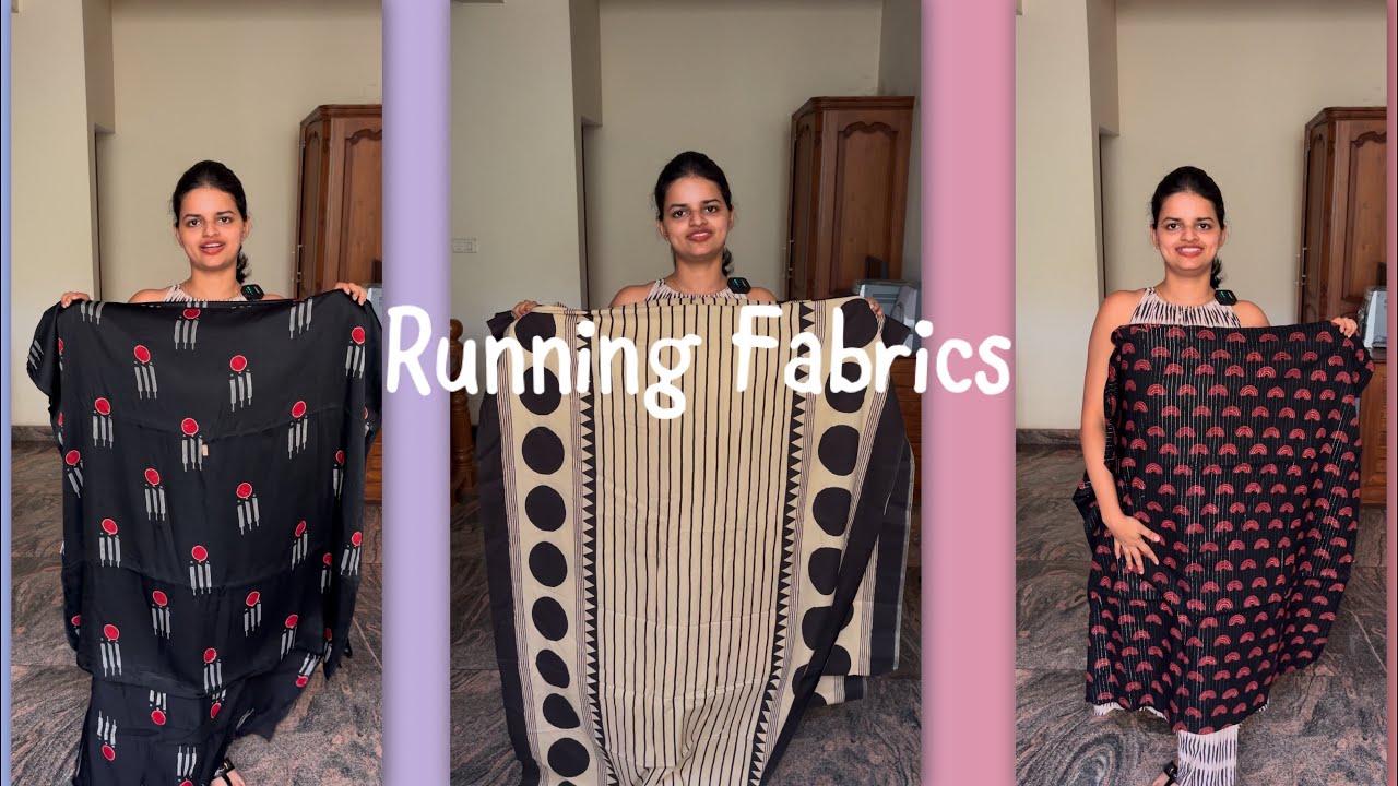 EPI 462|PURE MODAL SILK, GAJJI SILK, SOFT COTTON RUNNING MATERIALS#ajrakh #modalsilk  @curatedvault​