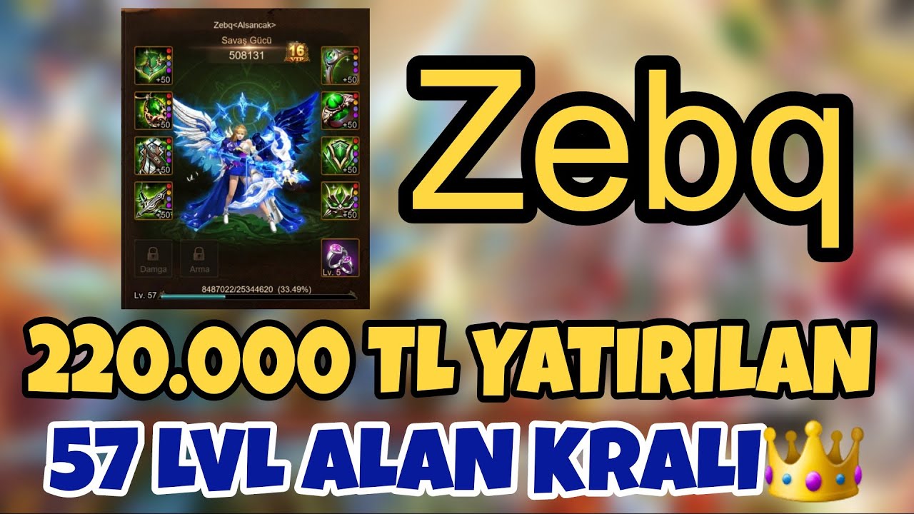 Wartune Ultra /  57 LVL ALAN KRALI Zebq 500 K  SG  ÖZEL TANITIM