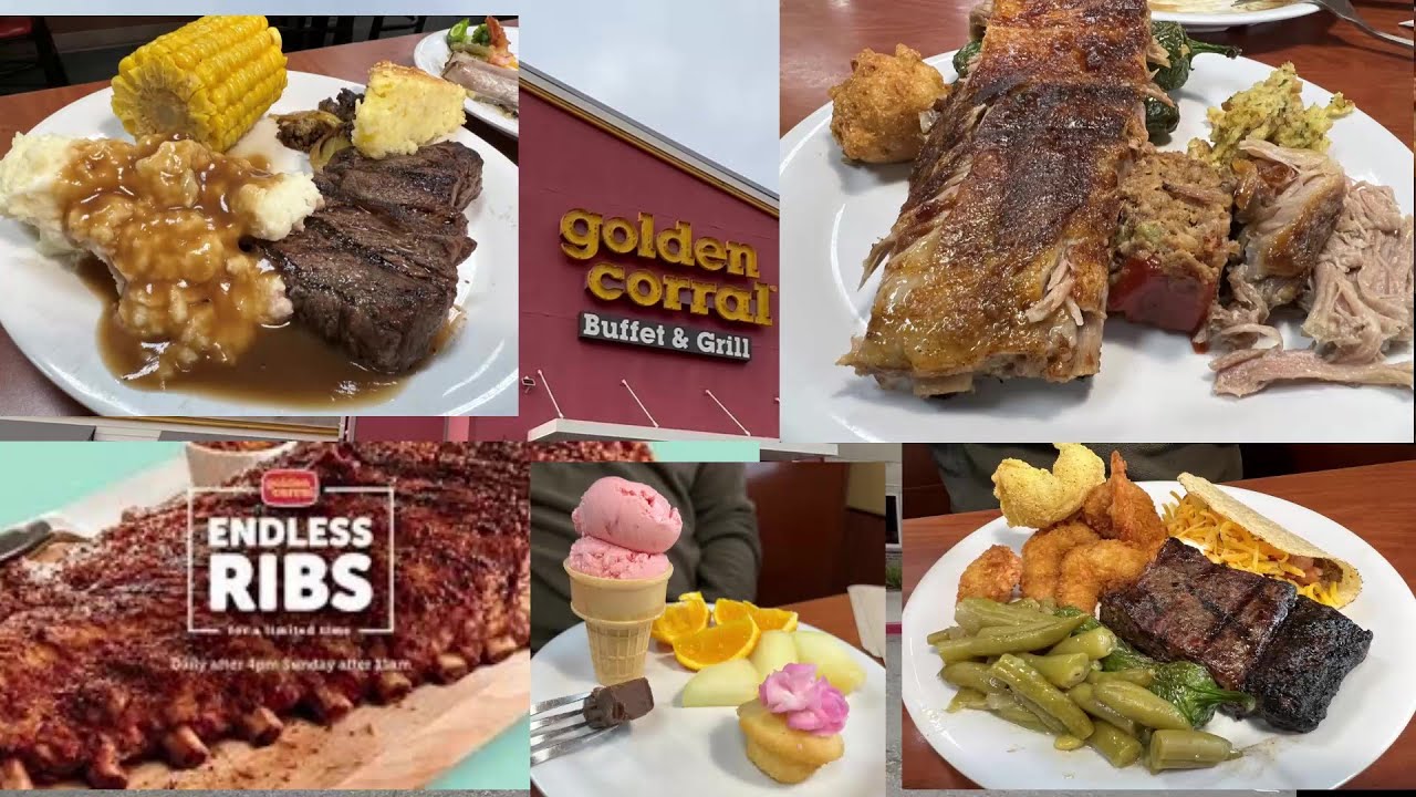 Шведский стол «шведский стол» в ресторане Golden Corral Buffet & Grill