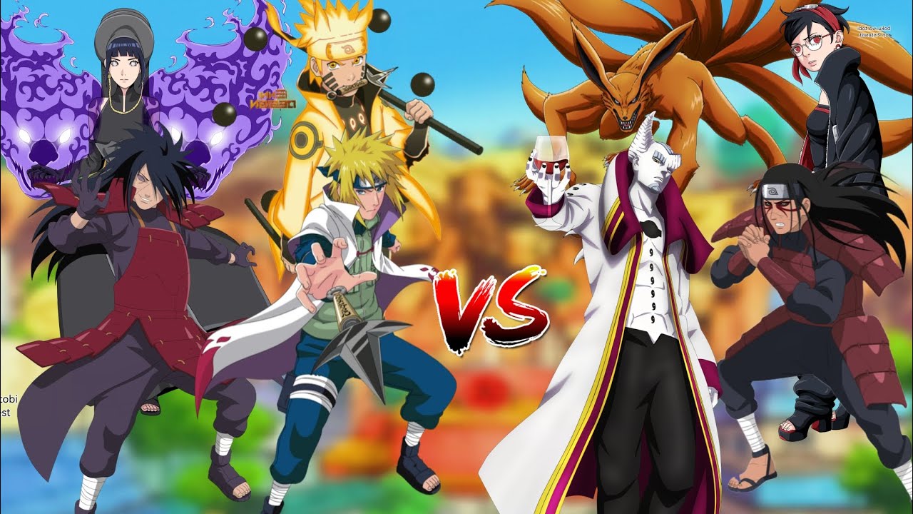 Minato 🆚️ Kurama || Hinata 🆚️ Sarada || Madara 🆚️ Isshiki || Naruto 🆚️ Hashirama 