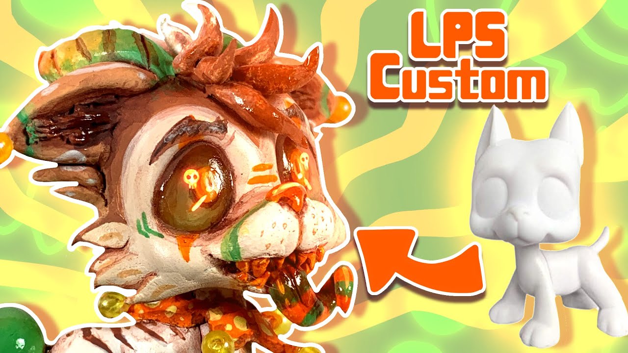 | LPS Custom | Jester Hellhound 🧡💛💚 |Ручная работа|