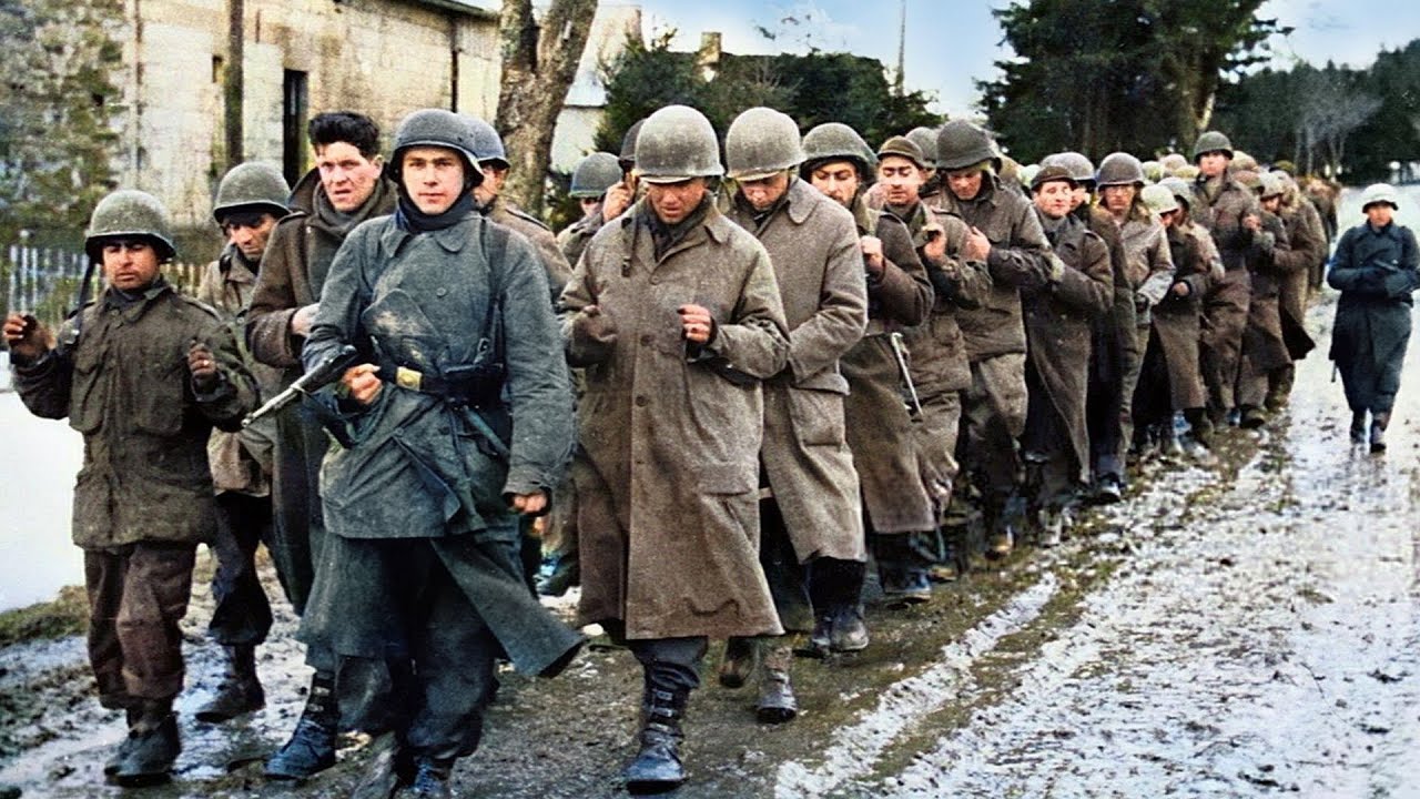 Уникальная немецкая кинохроника Битвы в Арденнах. Крушение надежд Гитлера (1944-1945)