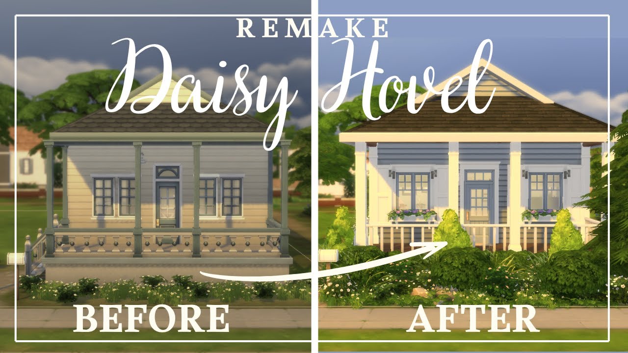 Renovating Daisy Hovel 🌼| Sims 4 Speedbuild