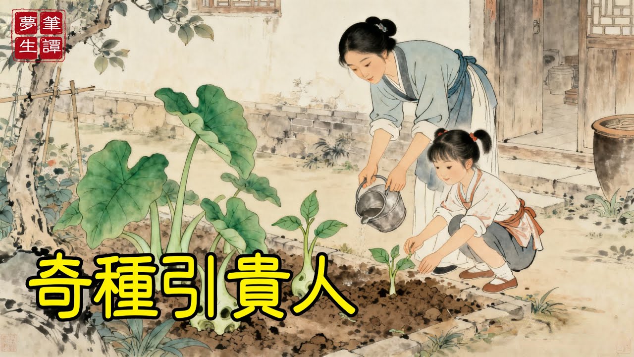 後娘帶女嫁獵戶，被嫌拖油瓶！她僅憑娘家帶來的幾粒怪種子種後院，秋後竟驚動知府大人親自登門…#故事#民間傳說#奇遇#報恩#原創故事