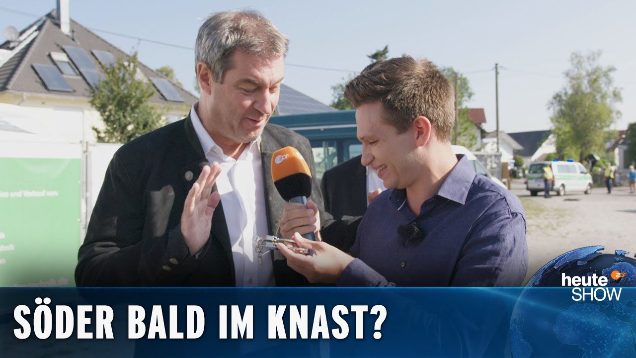 Streit um Dieselfahrverbote: Muss Markus Söder bald ins Gefängnis? (Fabian Köster) | heute-show