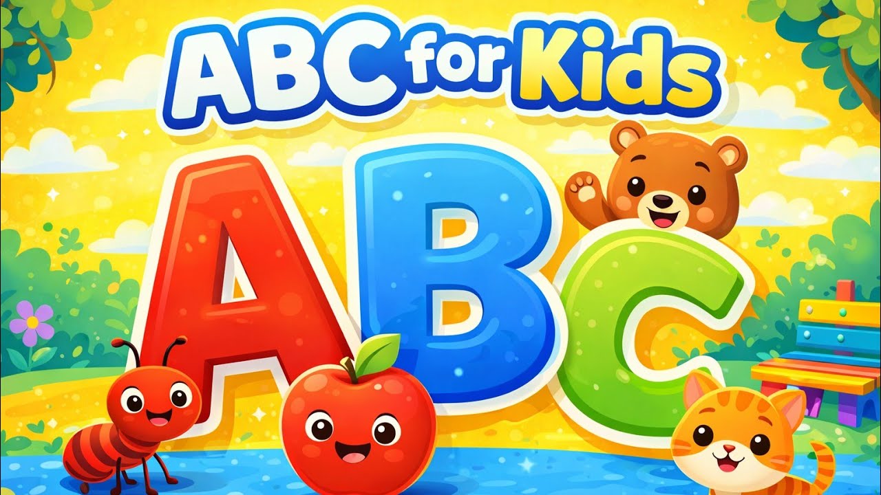 A to Z Alphabet Learning for Kids | ABC with Animals & Objects | Preschool Educational Video