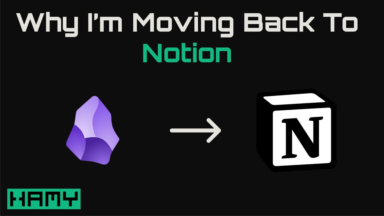 Почему я возвращаюсь к Notion из Obsidian для личных заметок