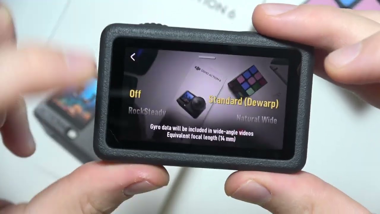 DJI Osmo Action 6: How to Turn On Stabilization