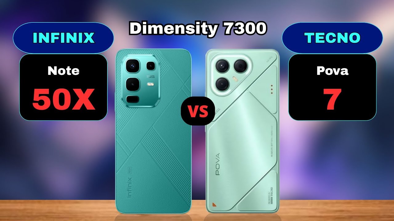 Infinix Note 50X vs Tecno Pova 7 Comparison | Who is Better?