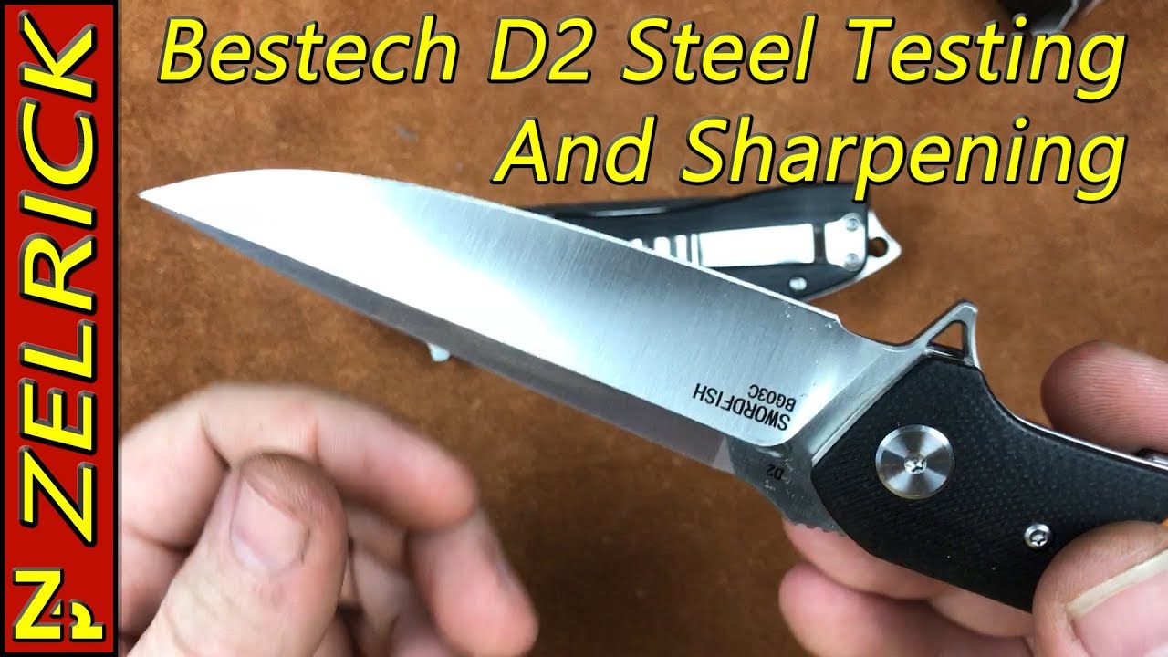 Bestech D2 Steel Testing and Sharpening