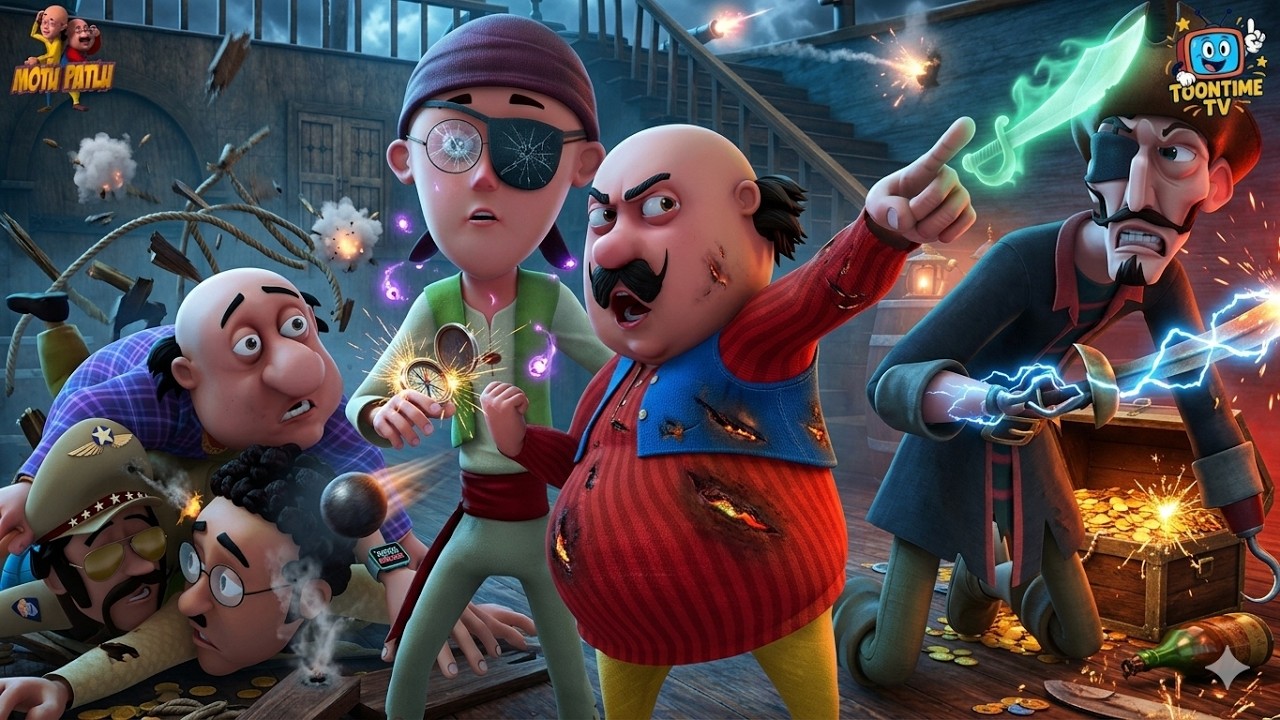 Motu Patlu the Pirates निकले खज़ाने की खोज में Netherland! । Motu Patlu
