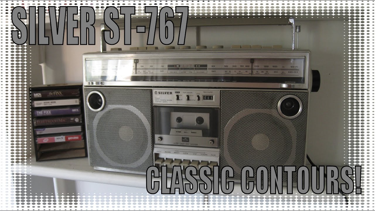 Silver ST-767 Repair - The Vintage Boombox With The Worst Grease & Dirt Ever - Marathon Clean