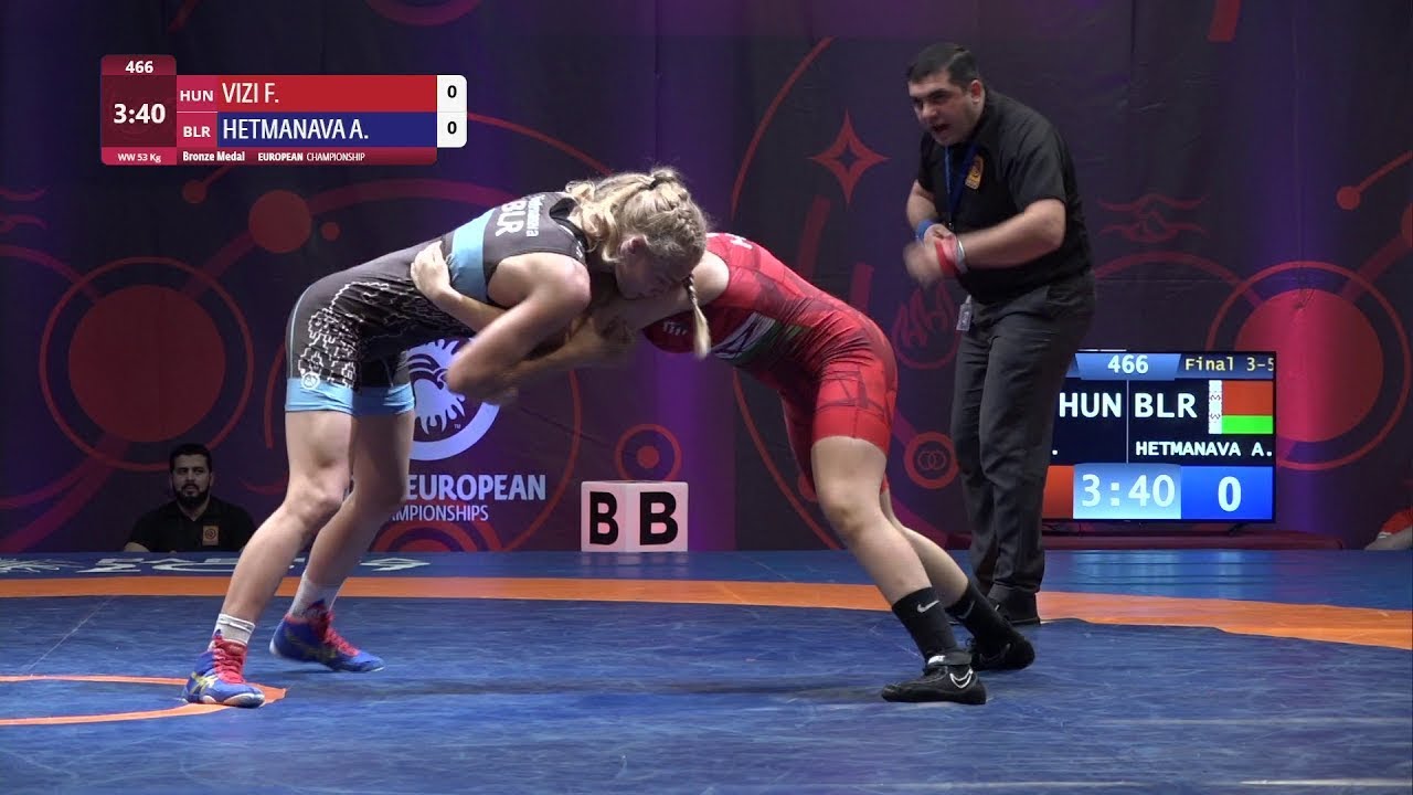 BRONZE WW - 53 kg: F. VIZI (HUN) v. A. HETMANAVA (BLR)