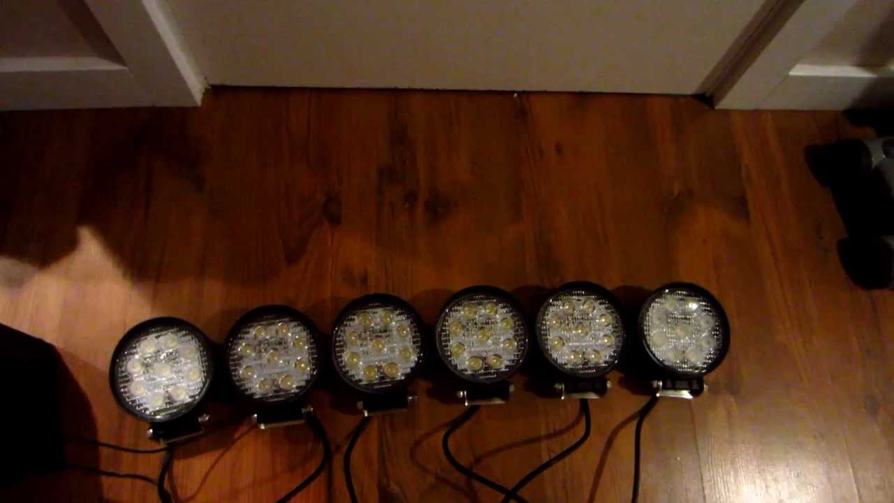 27W LED work lights