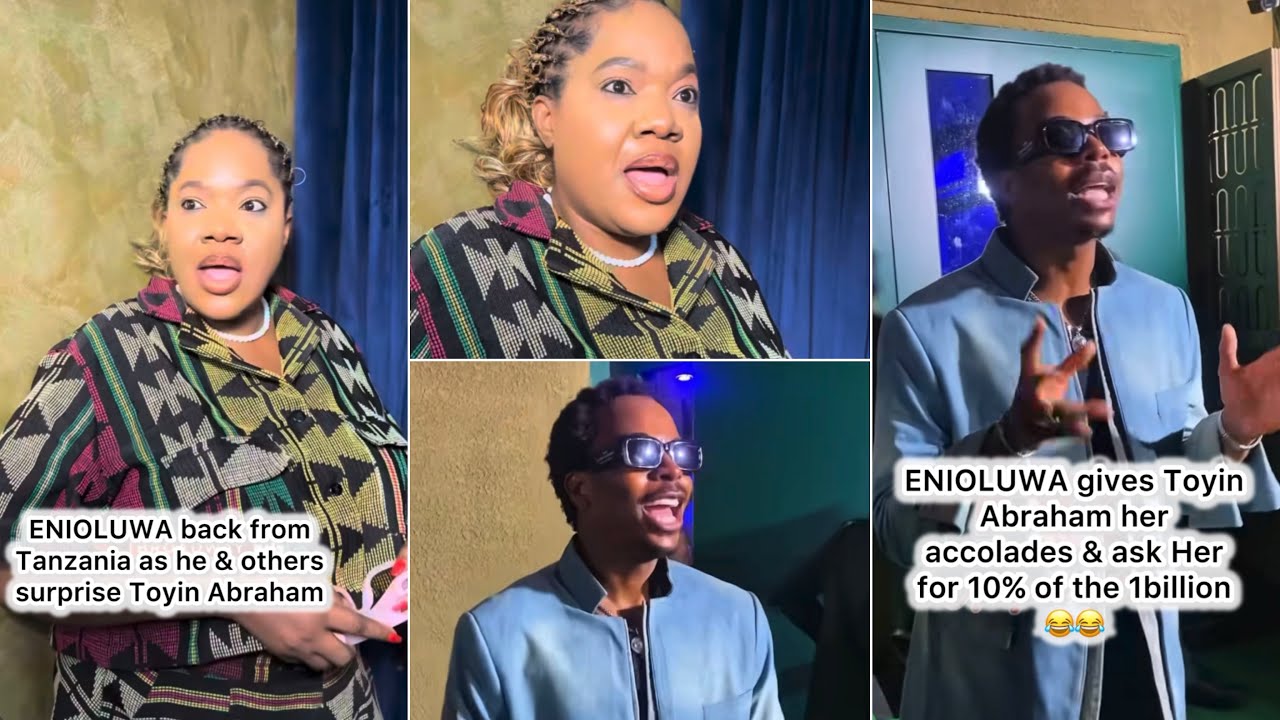 PRISCILLA FRIEND ENIOLUWA & OTHERS SURPRISED TOYIN ABRAHAM ON HER MOVIE MILESTONE #viral #priscilla 