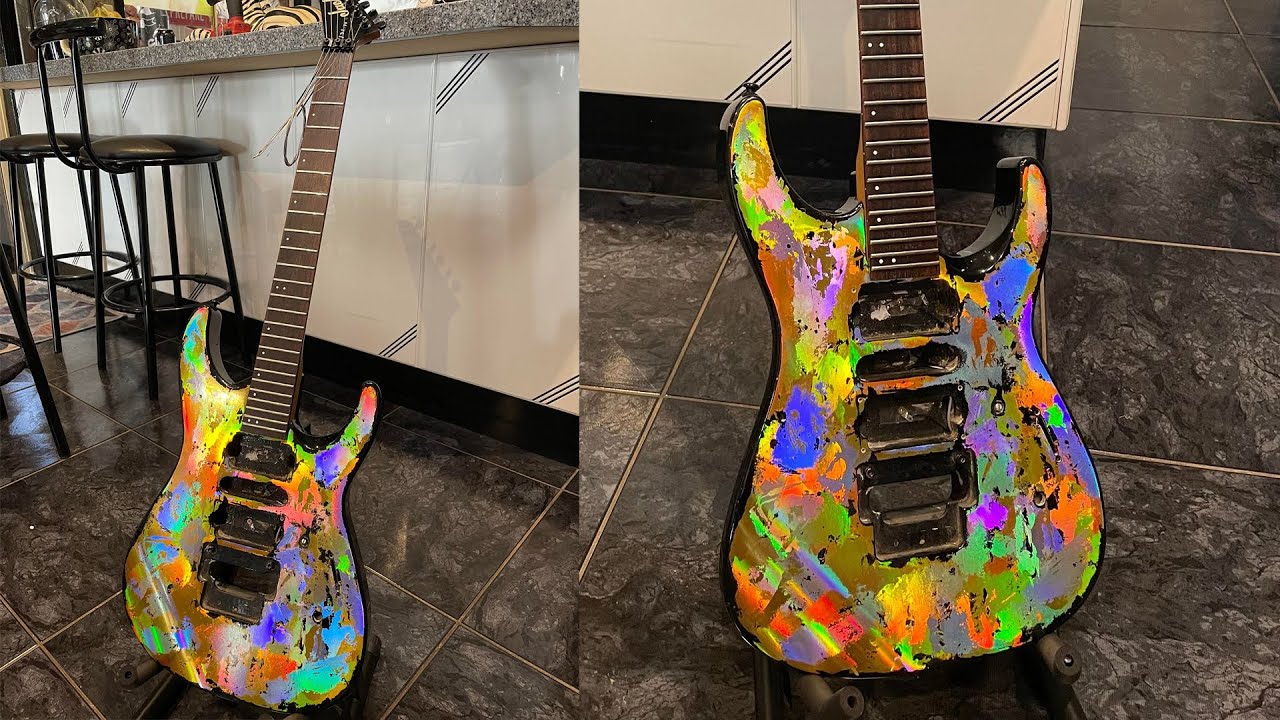 Gold and Silver Guitar Holoflash Tutorial