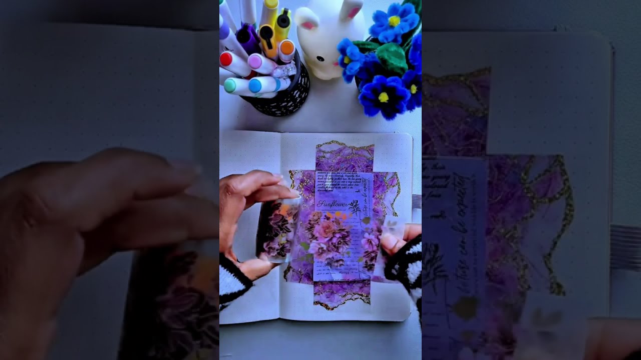 Purple Theme Journal Compilation 💜 | Relaxing Journal Pages #calmjournaling