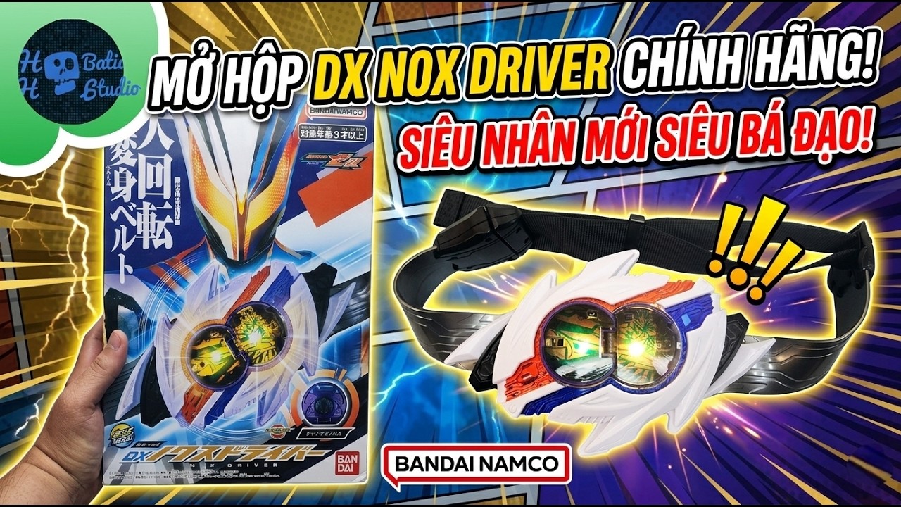 Review Nox Driver Thế Hệ Kamen Rider Mới Với Sức Mạnh Bóng Tối