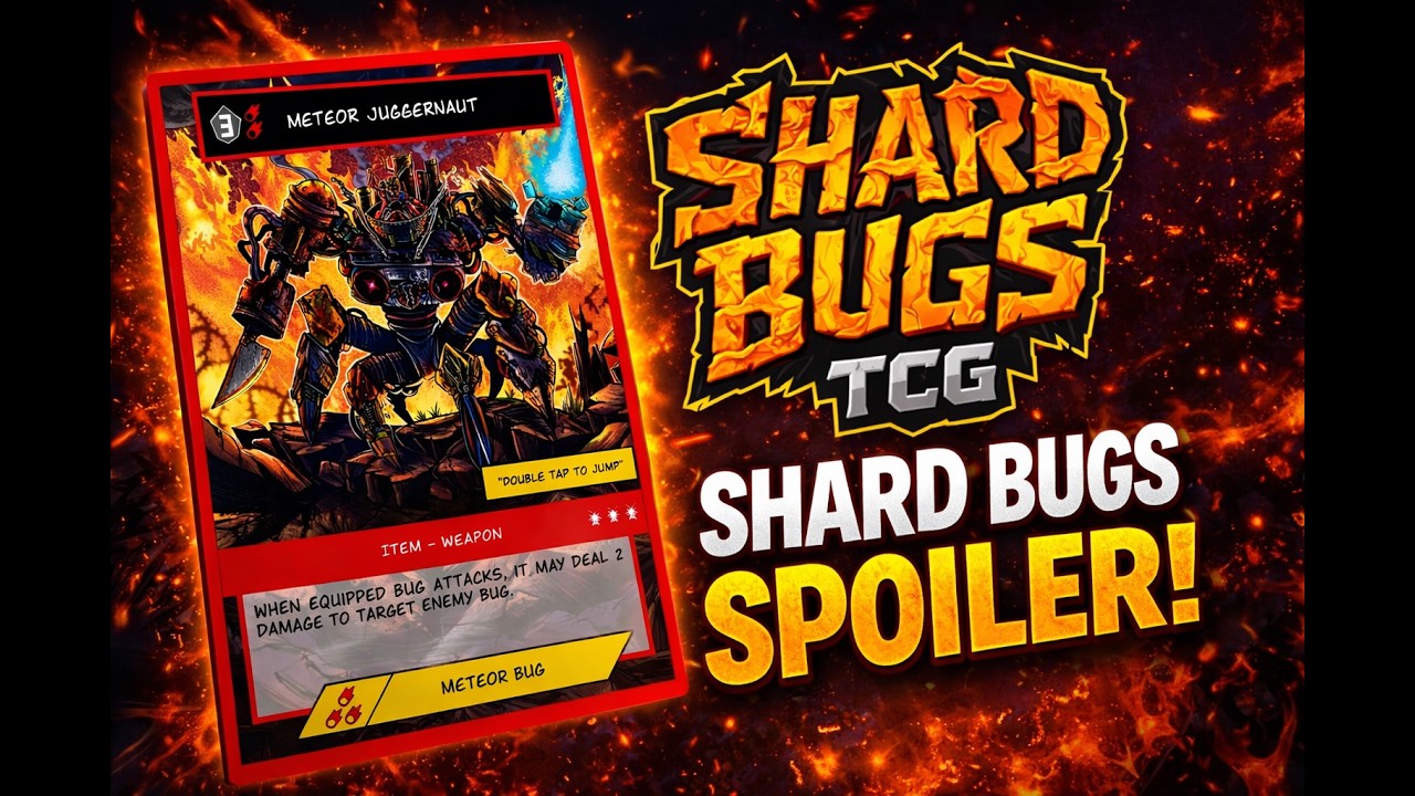 Shard Bugs TCG Set 3 SPOILER & Kickstarter Box Break