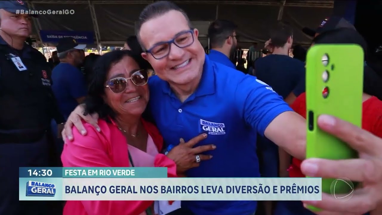 FESTA EM RIO VERDE: BALANÇO GERAL NOS BAIRROS LEVA DIVERSÃO E PRÊMIOS