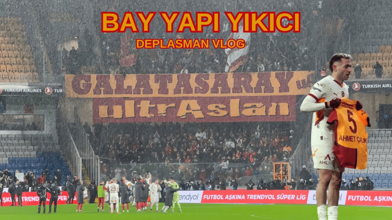 BAŞAKŞEHİR 1-2 GALATASARAY DEPLASMAN VLOG ! BARIŞ ALPER ŞOV ! 5. YILDIZA DOĞRU ! MÜTHİŞ TRİBÜN ŞOV