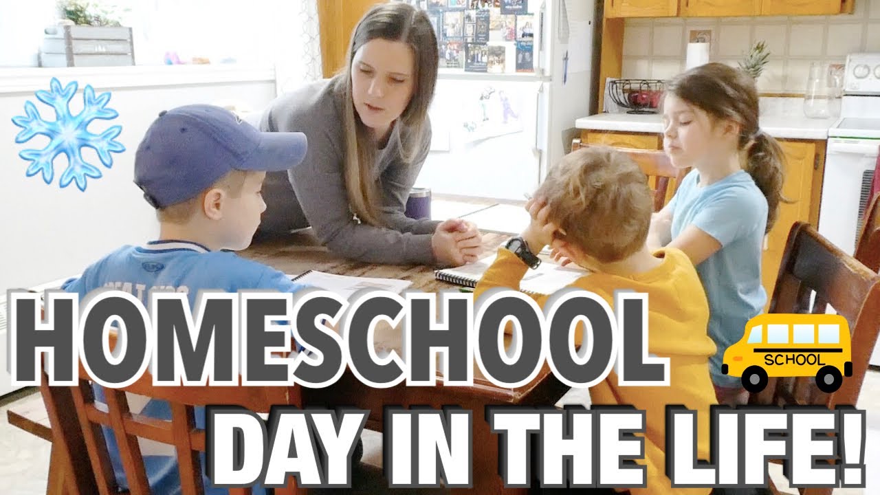 HOMESCHOOL ROUTINE! | DAY IN THE LIFE OF A MOM OF FIVE | CURRICULUM, SCHEDULES, & A TODDLER!