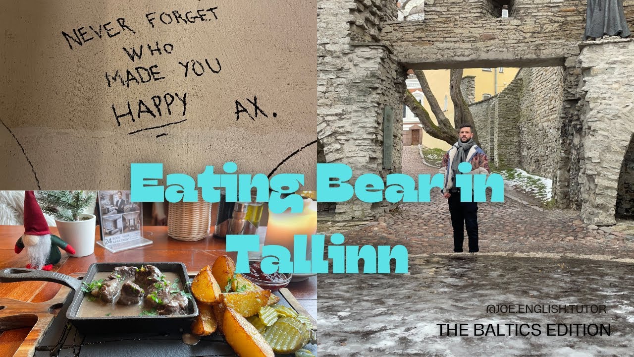 Eating Bear & Other Estonian Food in Tallinn