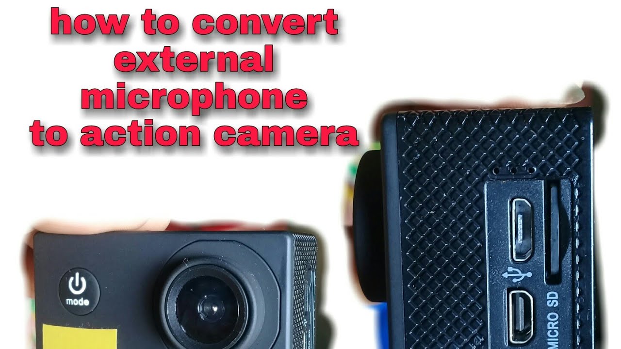 Paano mag convert ng external microphone sa action camera? paano nga ba?