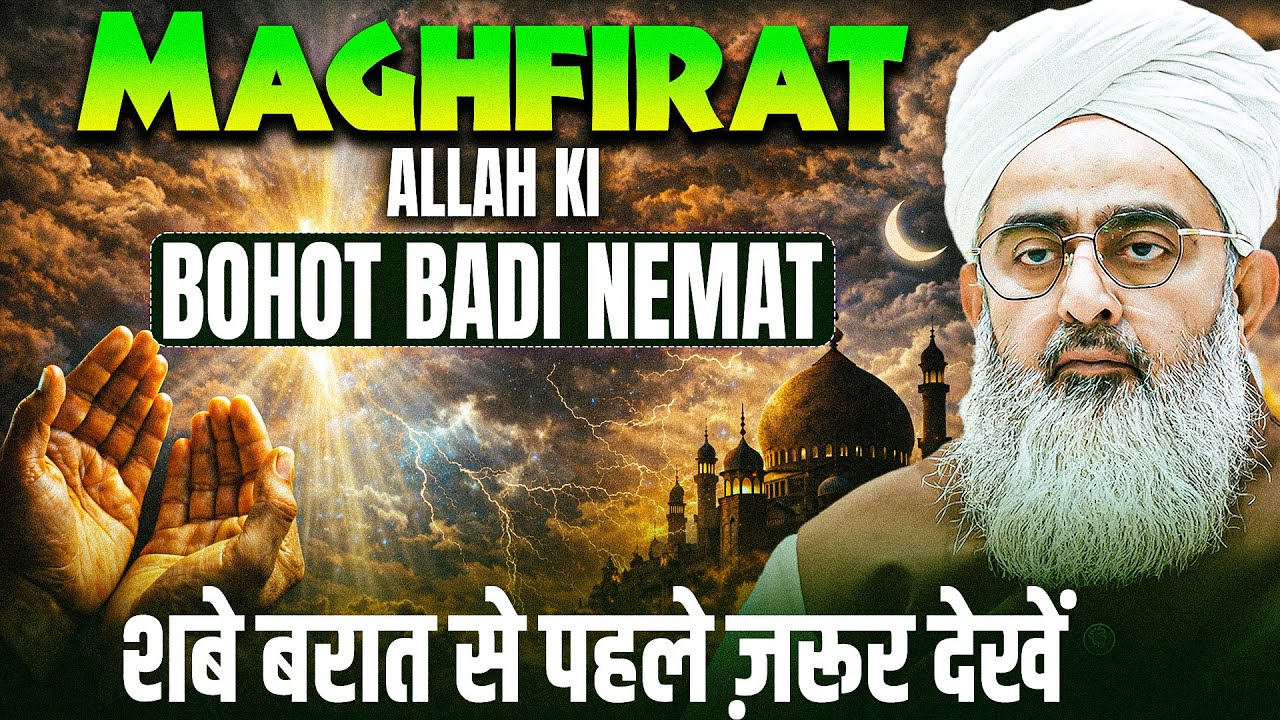Magfirat Allah Ki Bohot Badi Nemat | Shabe Barat Special Bayan 2026 | Maulana Shakir Noorie