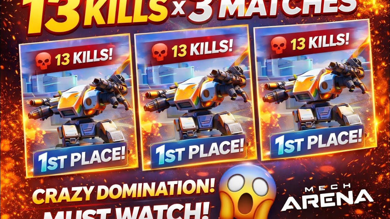 UNSTOPPABLE! 13 Kills in 3 Matches 😈 Full Domination Gameplay