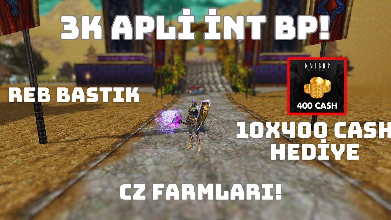 KNIGHT ONLINE SIFIRDAN INT BP |BÖLÜM 41| 3K APLİ İNT BP, 10X400 CASH , Knight Online #vatangame