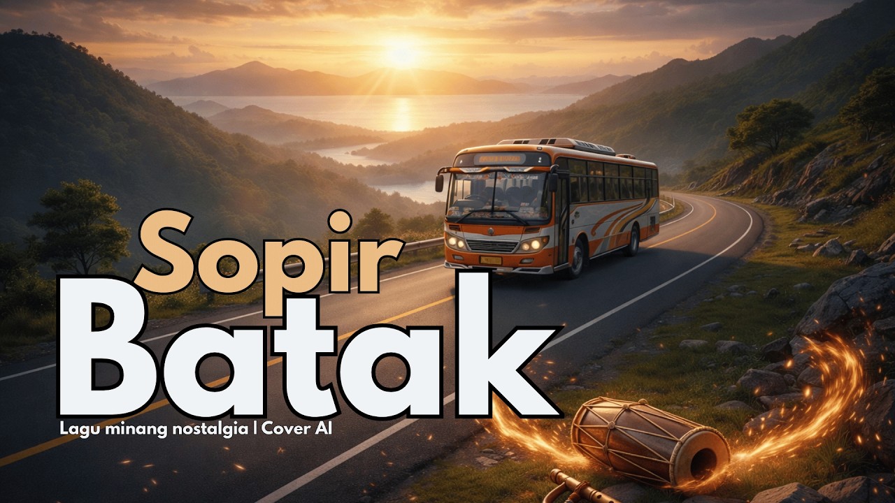 Sopir Batak - (AI Cover) | Musik Perjalanan Minang Paling Enerjik