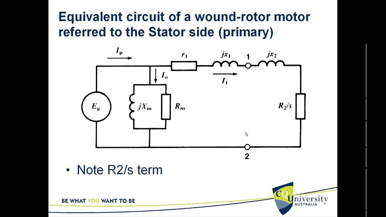 Equivalent Circuit of The Three Phase Induction Motor