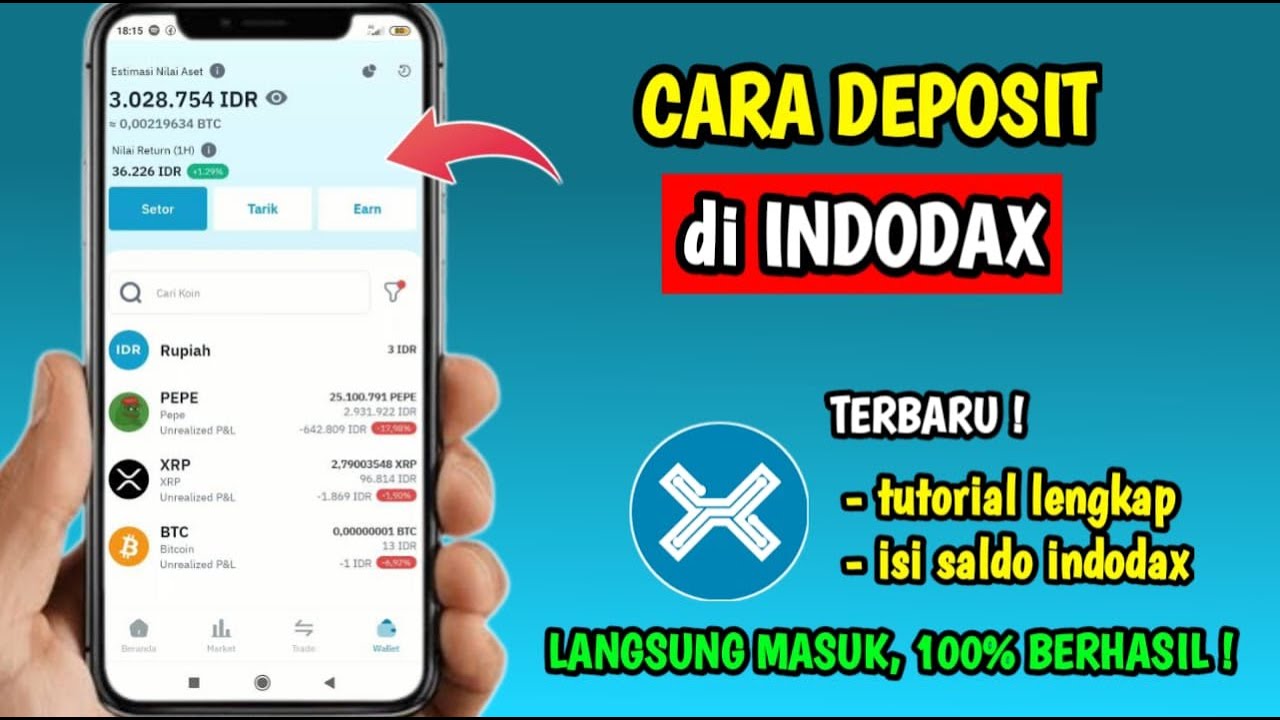 How to Top Up Indodax | How to Deposit Indodax