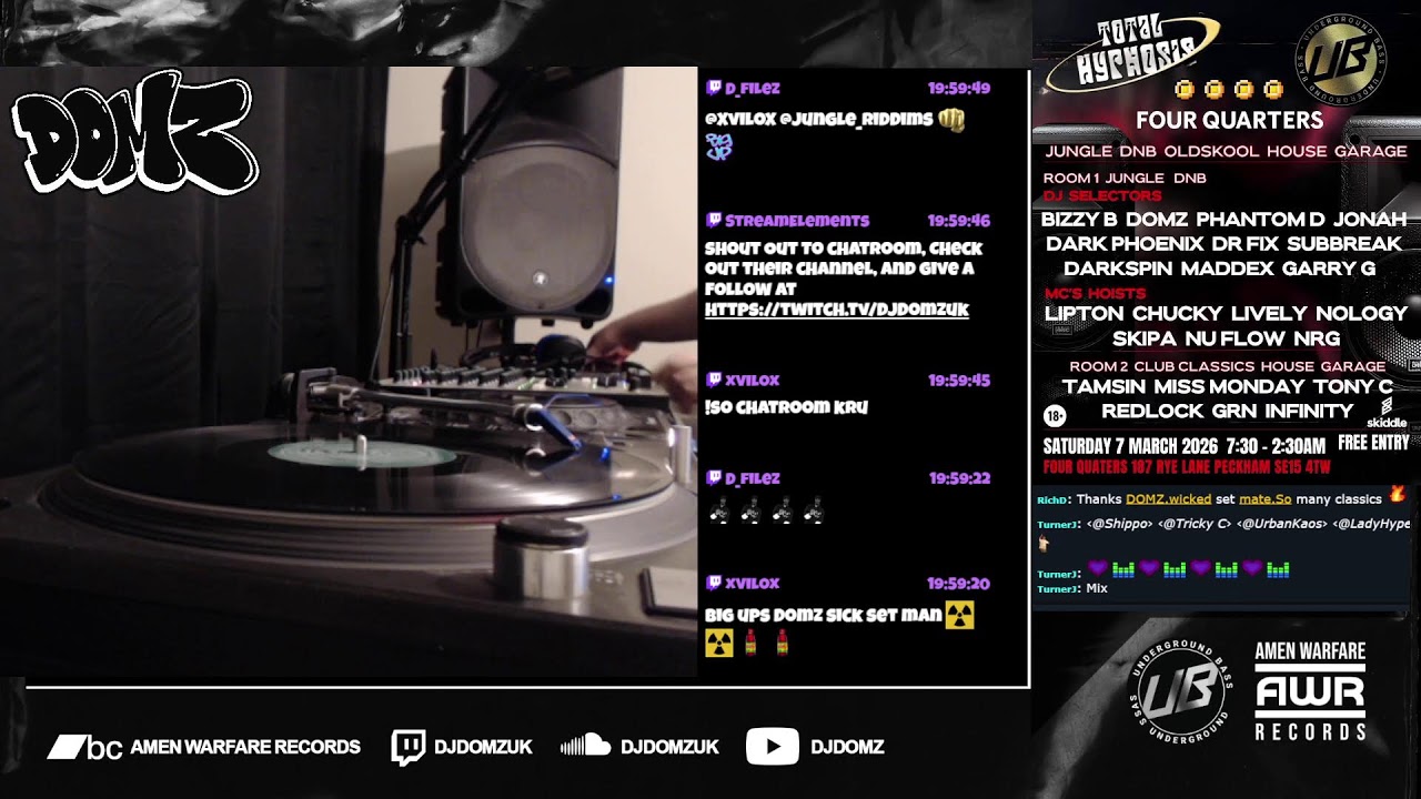 Jungle - Domz - Underground Bass - (28-2- 2026)