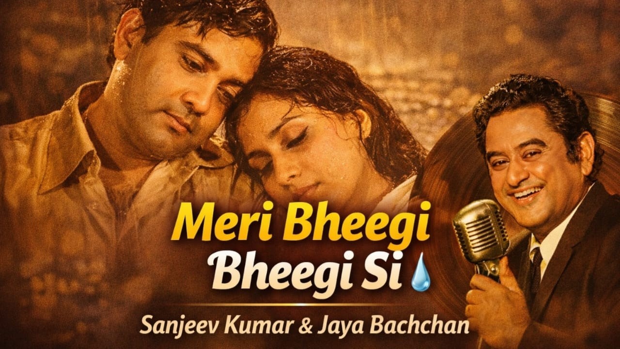 Meri Bheegi Bheegi Si | Kishore Kumar | R.D. Burman | Sanjeev Kumar & Jaya Bachchan