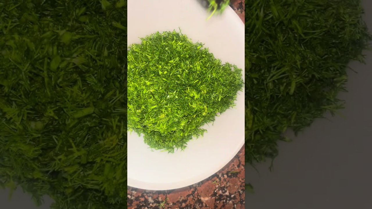 سلطة الشبت م .ز.عاليه غضية🌿Dill’sSalad
