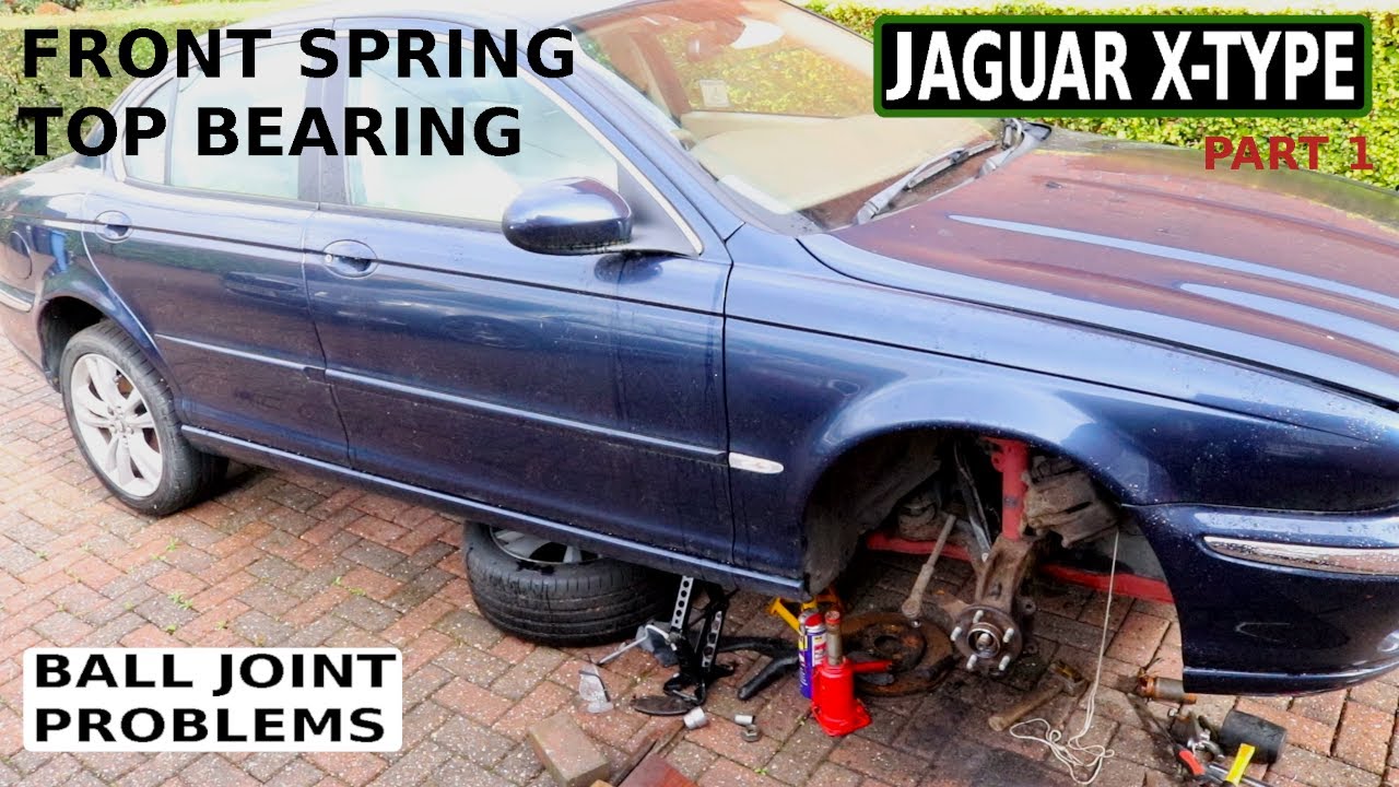 ПЕРЕДНЯЯ ПРУЖИНА И ВЕРХНИЙ ПОДШИПНИК JAGUAR X-TYPE (проблема с шаровым шарниром)