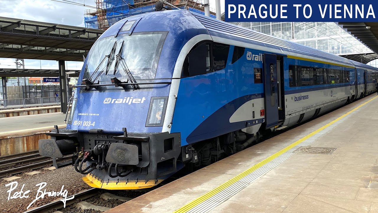 TRIP REPORT | ČD railjet | Prague - Wien Hbf - VIE airport | rj Vindobona | 1st class